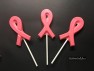 1615 Awareness Ribbon Chocolate Candy Lollipop Mold